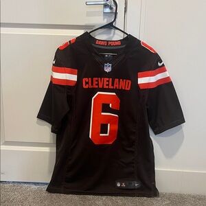 Cleveland Browns Black and Orange Jersey